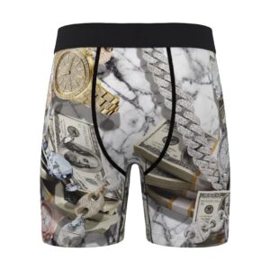 Playboy Gold Chain Compression Shorts