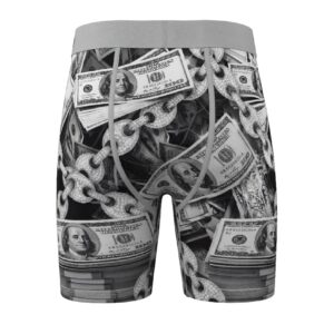 Playboy White Marble Compression Shorts