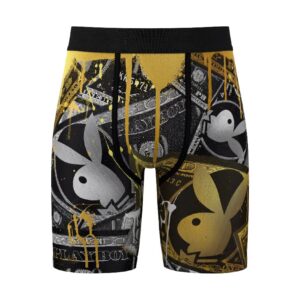 Playboy Midnight Black Compression Shorts