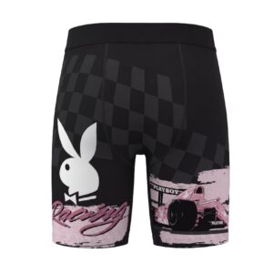 Playboy Luxe Gold Pattern Compression Shorts