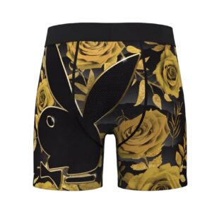 Playboy Gold & Black Compression Shorts