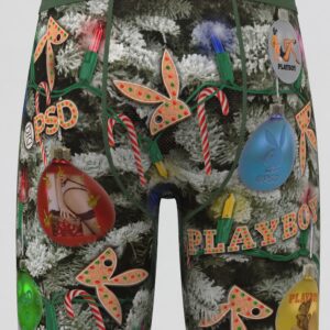 Playboy Galaxy Print Compression Shorts