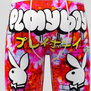 Playboy Sunset Orange Compression Shorts