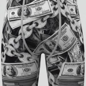 Playboy White Marble Compression Shorts