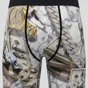 Playboy Gold Chain Compression Shorts