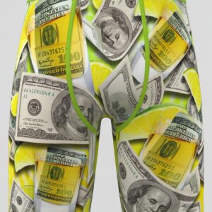 Playboy Silver Stripe Compression Shorts