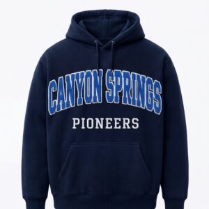 Canyon Springs Pioneers Classic Collegiate Hoodie – Dark Navy