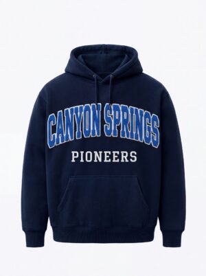 Canyon Springs Pioneers Classic Collegiate Hoodie – Dark Navy